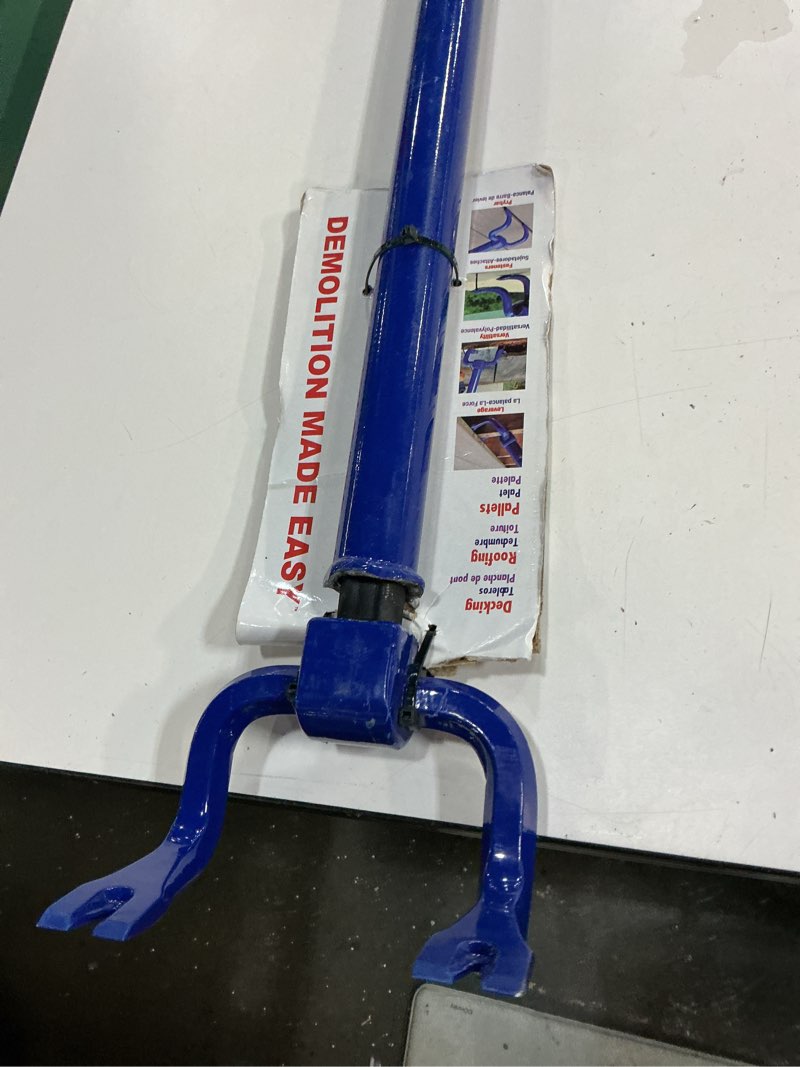 Condition photo showing As Is for wrecking claw 46-in steel wrecking bar