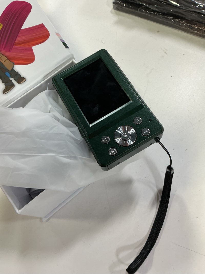 Condition photo showing Good Condition for digital camera, 44mp fhd 1080p digital point and shoot camera with anti shake, smile capture 16x zoom, compact small camera for teens girls kids adults(green)