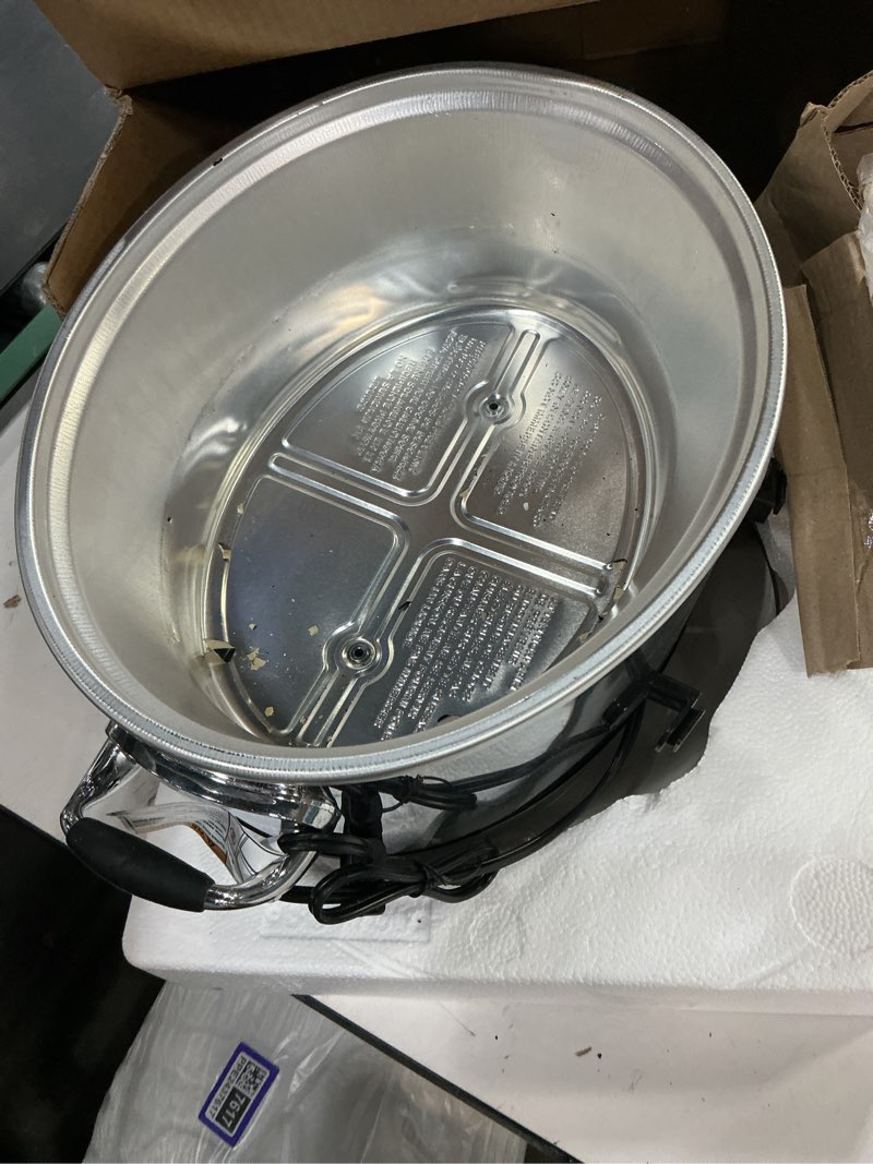 Condition photo showing Good Condition for (Incomplete)Crock-Pot 7 Quart Oval Manual Slow Cooker, Stainless Steel (SCV700-S-BR), Versatile Cookware for Large Families or Entertaining 7 Quarts
