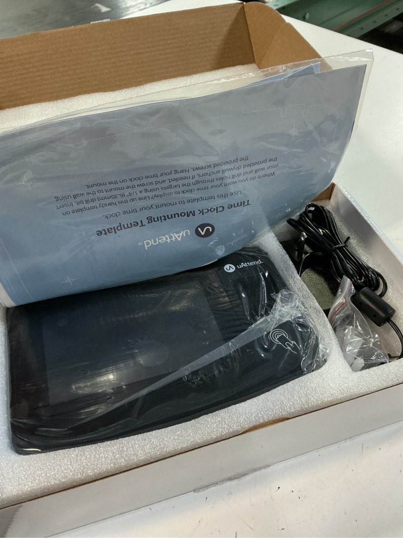 Condition photo showing Good Condition for uattend jr2000 biometric fingerprint, rfid, pin time clock for small business – cloud-based attendance system with optional payroll integration – all-in-one system