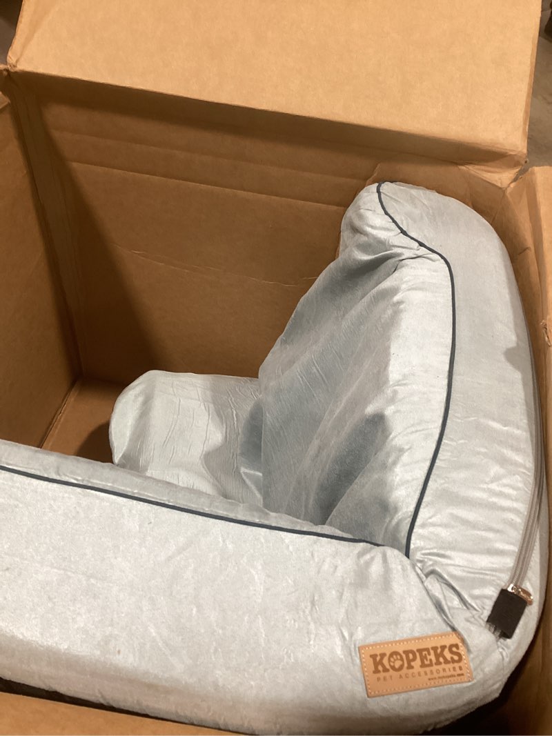 Condition photo showing Good Condition for KOPEKS Orthopedic Memory Foam Dog Bed 7" Inch Thick Extra Large Dog Bed With Pillow Grey 50"x34"x10" Includes Waterproof Liner and Durable Removable Cover With Smart Design Grey XL - 50"x34"x10"