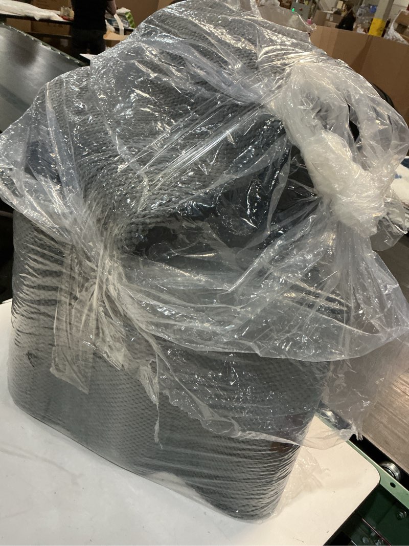 Condition photo showing Good Condition for Dog Ramp for Large Dogs - 5 Steps 24" H Pet Stairs for High Bed with Tunnel 2 in 1 with Zippers Suitable, Indoor Cat Ladders with Non-Slip Bottom, Black 5-Steps Curved Black Fleece