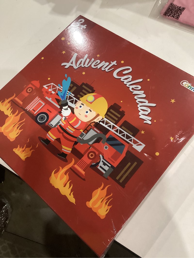 Condition photo showing New/Like New for Fireman Role Play Set for Kids, Commodum Pretend Fire Fighter Toys, Christmas Advent Calendar - 24 Days Advent Calendar Countdown Gifts for Toddlers Boys Girls, Xmas Surprise Holiday Gifts Ages 3+