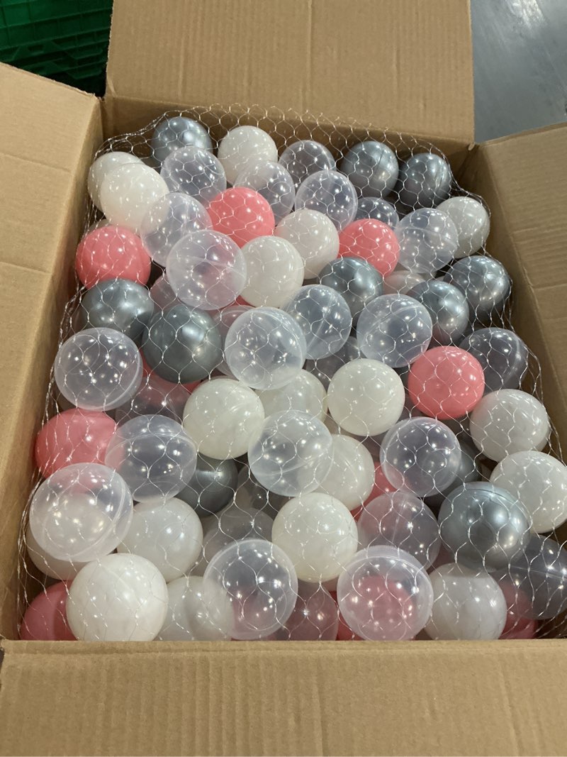 Condition photo showing Good Condition for STARBOLO Star Ball Pit Balls - Pack of 100 200 500 1000 Macaron Balls BPA&Phthalate Free Non-Toxic Crush Proof Ocean Ball Soft Plastic Balls for 1-5 Years Kids Birthday Pool Tent Party. 10 Pearl Colors - 100PCS 100 balls