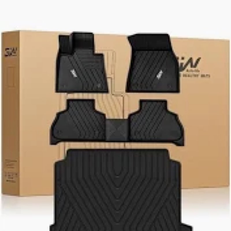 AUTOSAVER88 Floor Mats & Cargo Liner Fit for BMW X5 40i/50e/M60i/M Competition 2026-2019 (Only for 5