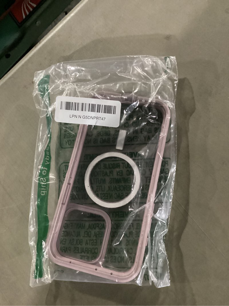 Condition photo showing New/Like New for OtterBox iPhone 15 Pro MAX (Only) Defender Series XT Clear Case - Mountain Frost (Clear), screenless, Rugged, Snaps to MagSafe, Lanyard Attachment