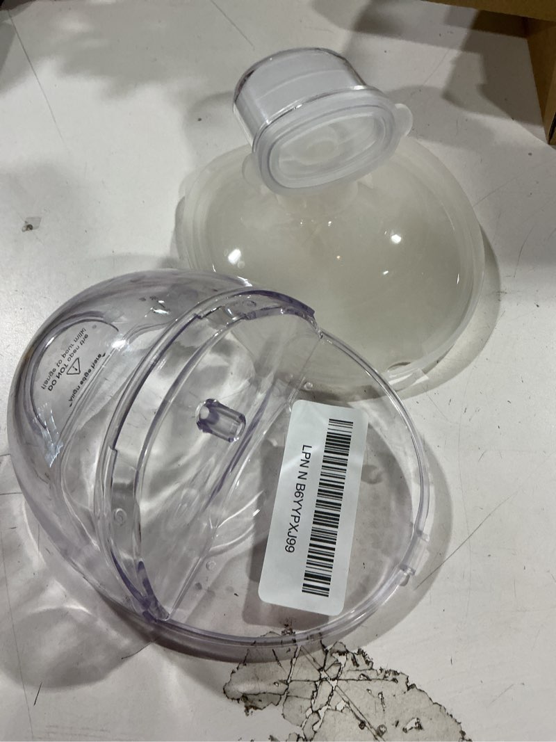 Condition photo showing As Is for momcozy full set collector cup only compatible with momcozy mobile style | m6 not for others. original mobile style | m6 breast pump replacement accessories doublefit flange 24mm regular-overall