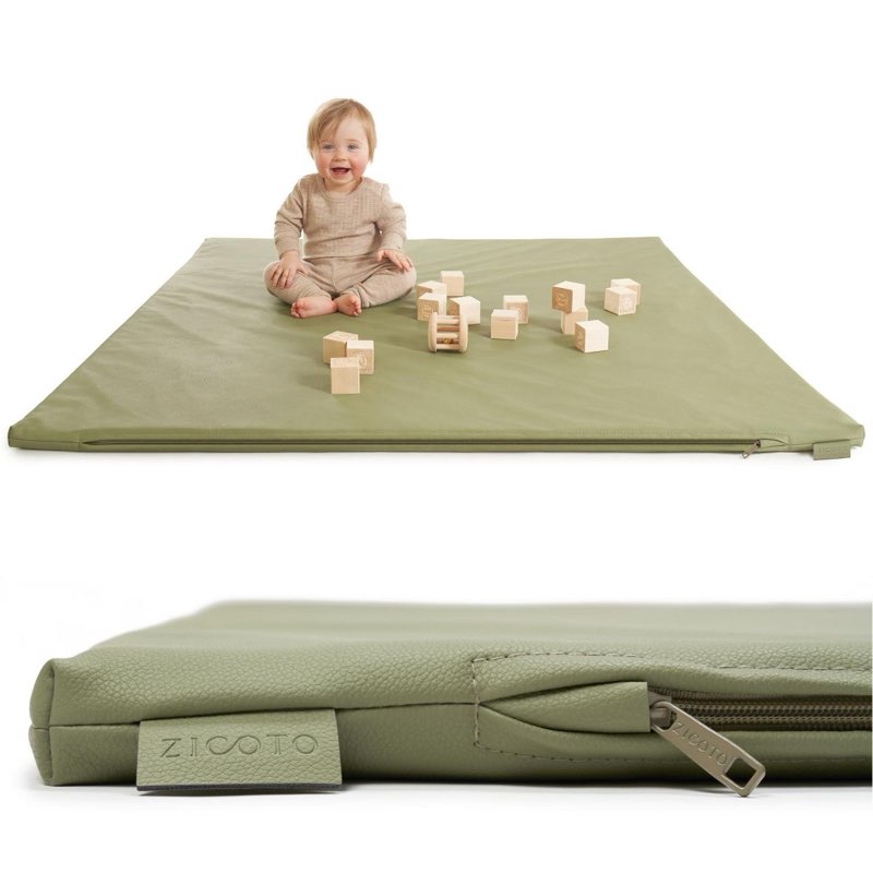 Stylish Padded Baby Play Mat – Extra Thick, Soft Vegan Leather for a Safe Play Area – Perfect for Boys, Girls & Any Playroom Decor, Nursery Use