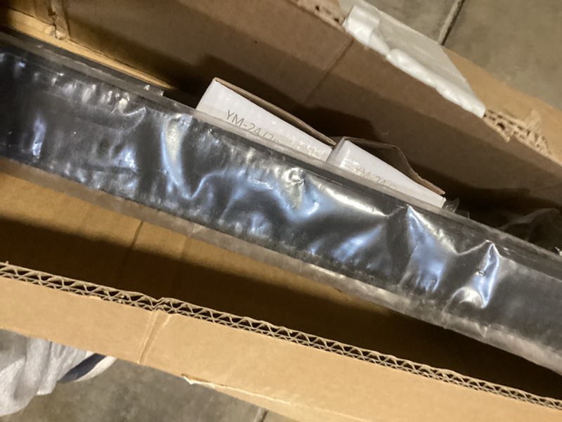 Condition photo showing New/Like New for skysen 11FT Double Door Sliding Barn Door Hardware Track Kit -Heavy Duty-Black(I Shape)