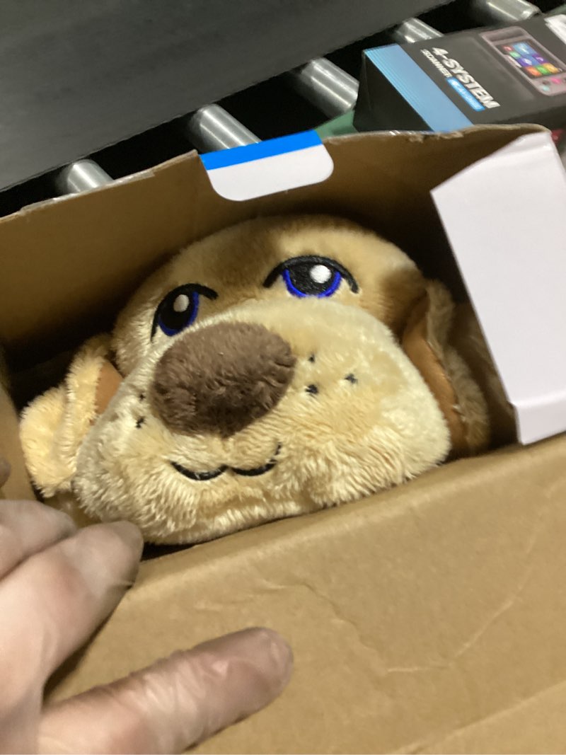 Condition photo showing Good Condition for huggiepup by pets | comfort companion with heartbeat sleep aide for dogs & puppies, heating for calming relief day or night, crate & behavioral training essential breeds | golden