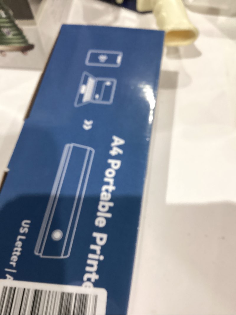 Condition photo showing As Is for Portable Printers Wireless for Travel, N80 Wireless Thermal Printer Bluetooth Inkless Printer Support 8.5" X 11" US Letter & A4, Compatible with iOS, Android, Laptop