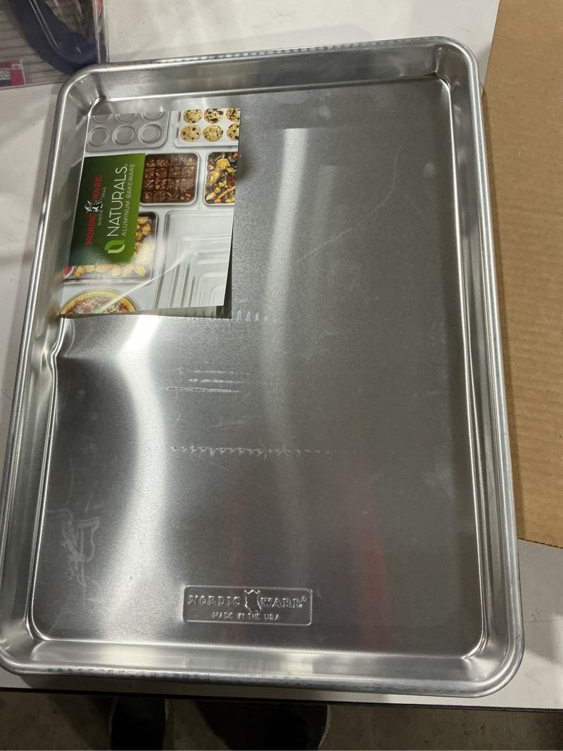 Condition photo showing As Is for Made In Cookware - Sheet Pan - Commercial Grade Aluminum - Professional Bakeware Half Pan - Standard