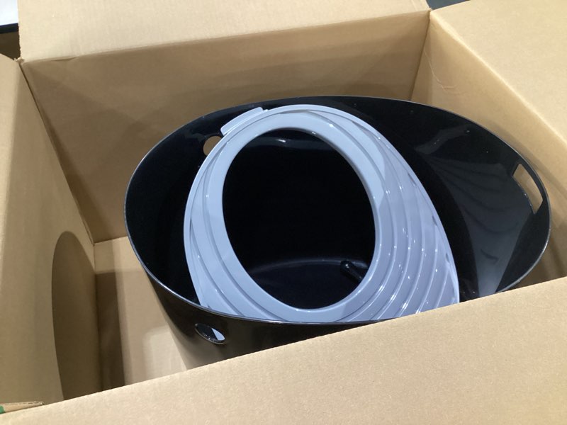 Condition photo showing Good Condition for IRIS USA Top Entry Cat Litter Box, Large Enclosed with Litter Catching Lid and Scoop, Dog Proof, Cat Litter Box, Gray/White