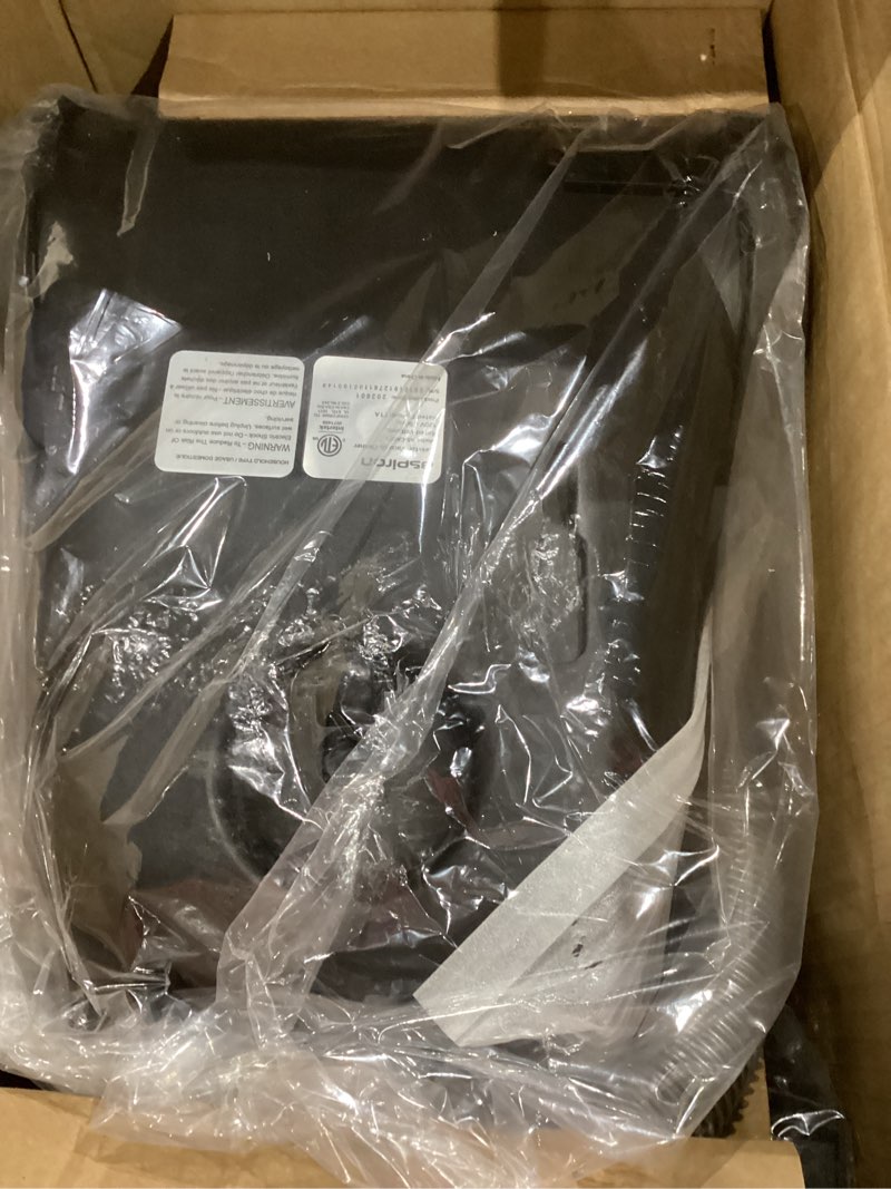 Condition photo showing Good Condition for aspiron canister vacuum, 1600w/40kpa canister bagged vacuum, 4qt dust bag, h13 hepa filter, 5 tools, pet-friendly,variable power control,for carpets, hardwood floors, stairs, pet hair, household blue