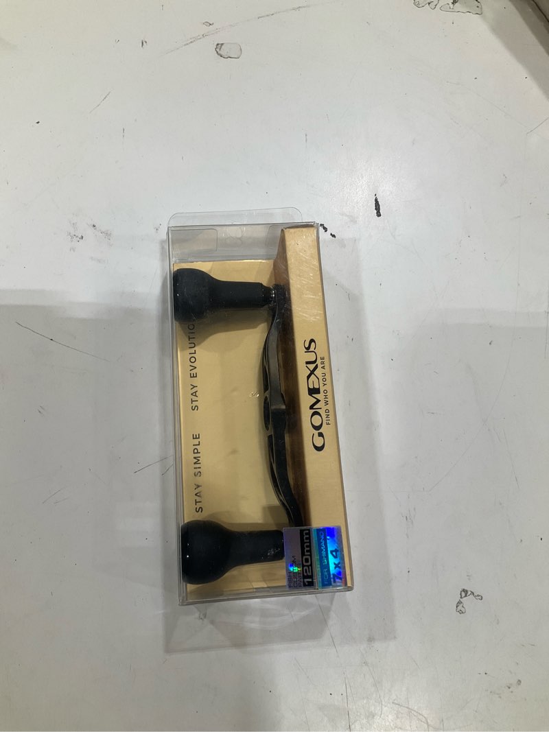 Condition photo showing Good Condition for gomexus power handle compatible for shimano slx tranx daiwa tatula zillion abu garcia revo 13 fishing baitcasting reel carnk replacement parts | bass fishing black 7x4mm hole/120mm length