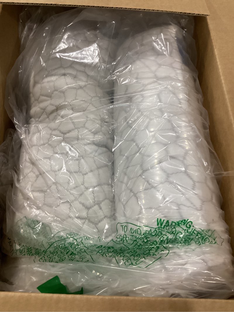 Condition photo showing As Is for supa modern cooling pillow queen size set of 2, certipur-us shredded memory foam pillows for sleeping, cool bed pillows for hot sleepers, adjustable firm pillow for side,back,stomach sleepers queen (2 count) original white (cooling)