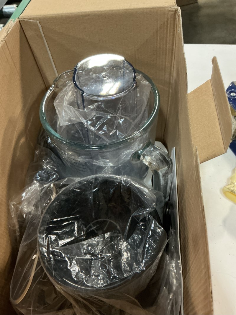 Condition photo showing Good Condition for gdor professional blender for kitchen, 1200 peak watts smoothie blender, 5 functions for ice crushing & frozen fruit, 52 oz glass jar & 24 oz to-go cup combo, self-cleaning, black tb-8008