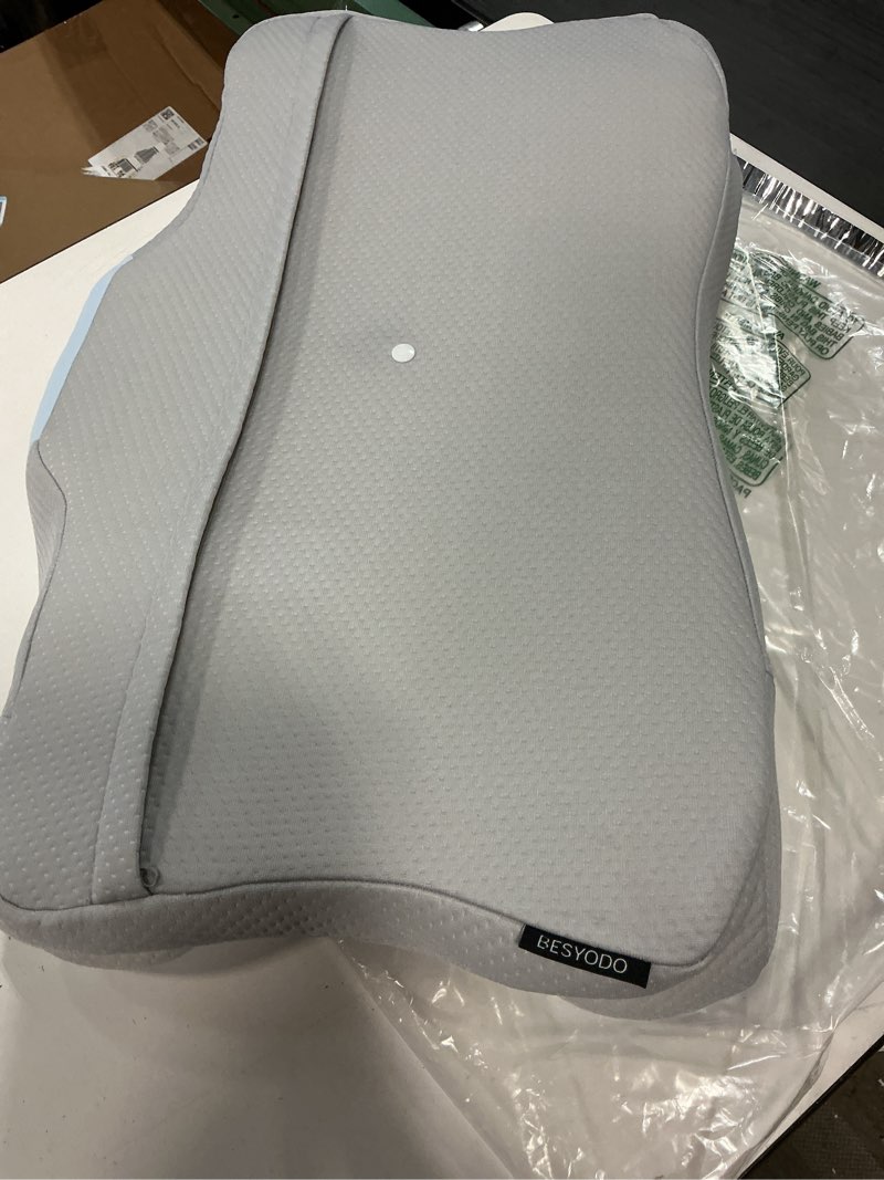 Condition photo showing Good Condition for Cervical Neck Pillow for Pain Relief - Ergonomic Side Sleeper Pillow for Neck Support, Cooling Memory Foam Pillows for Sleeping, Contour Pillow Orthopedic Bed Pillow for Back Stomach Sleepers