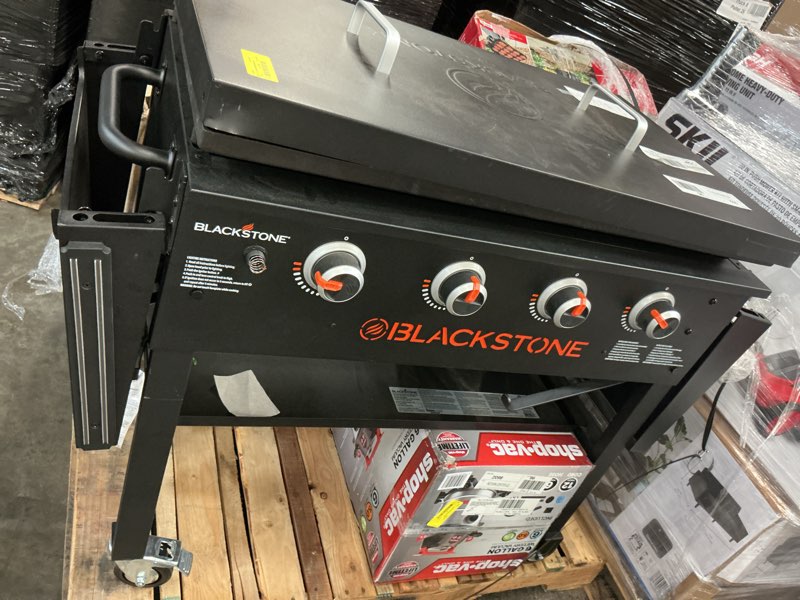 Blackstone Original Outdoor Griddle, 4-Burner 36" Flat Top Grill with Hard Cover, Black