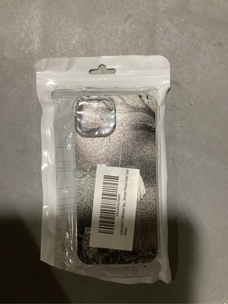 Condition photo showing New/Like New for Halloween Spooky Ghosts Case Compatible with iPhone 14 Pro, Tomb Yard Ghosts Case for iPhone 14 Pro, Trendy TPU Bumper Phone Cover Case