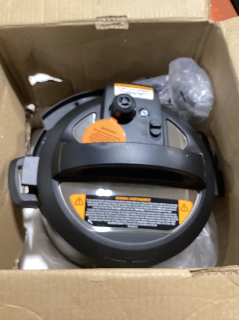 Condition photo showing Good Condition for instant pot duo 7-in-1 mini electric pressure cooker, slow rice cooker, steamer, sauté, yogurt maker, warmer & sterilizer, includes free app with over 1900 recipes, stainless steel, 3 quart