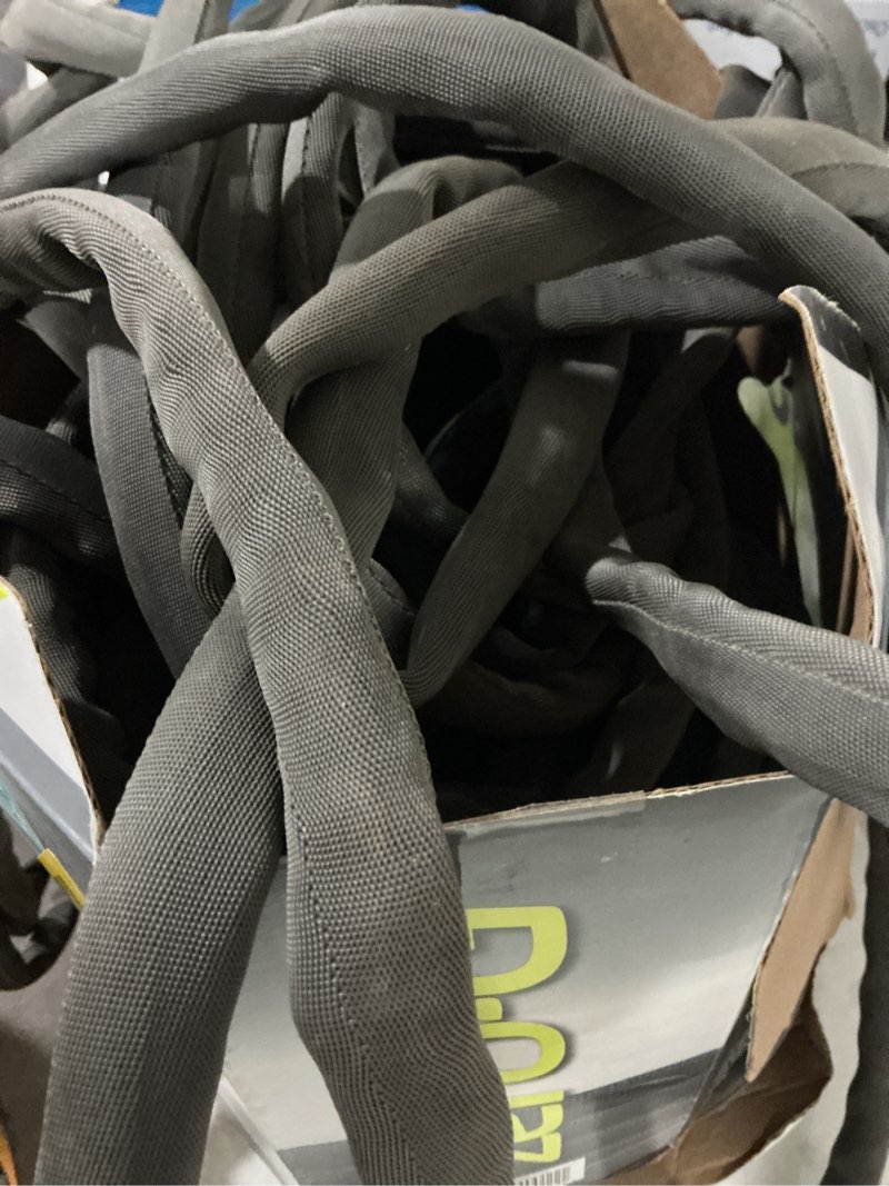 Condition photo showing As Is for zero-g teknor apex 5/8-in x 100-ft premium-duty kink free woven gray hose