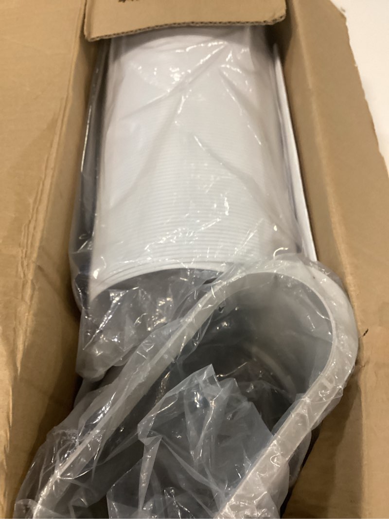 Condition photo showing New/Like New for portable air conditioner window kit - adjustable universal window seal ac vent kit with 5.9” exhaust hose for sliding vertical/horizontal windows 5.9"diameter 4 panels & exhaust hose 59"length