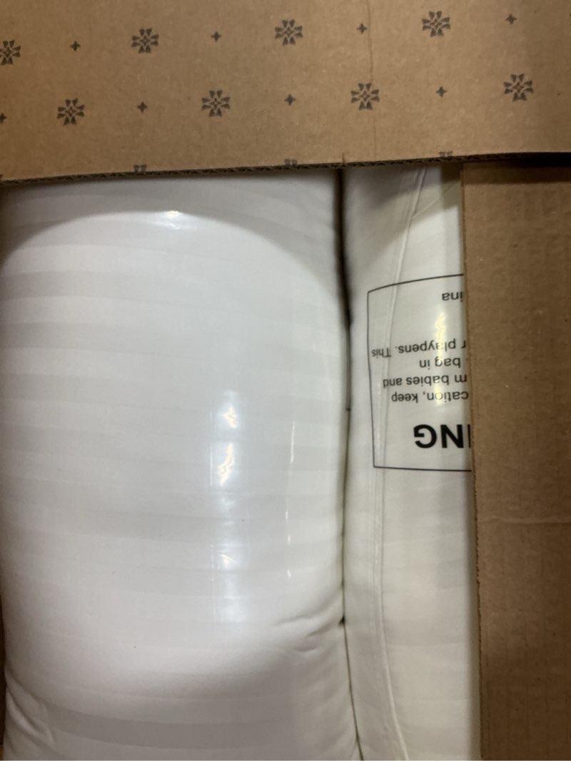 Condition photo showing New/Like New for Beckham Hotel Collection Bed Pillows Standard/Queen Size Set of 2 - Original Soft Down Alternative Pillow for Sleeping - Soft Support for Back, Stomach or Side Sleepers