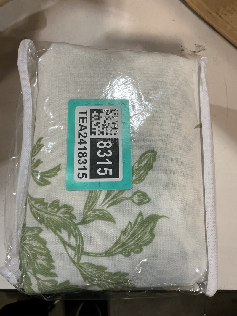 Condition photo showing New/Like New for Sage Green Floral Shower Curtain,Vintage Cotton Cottagecore Shower Curtains for Bathroom, 72" W x 84" L Green Extra Long 72"W x 84"L