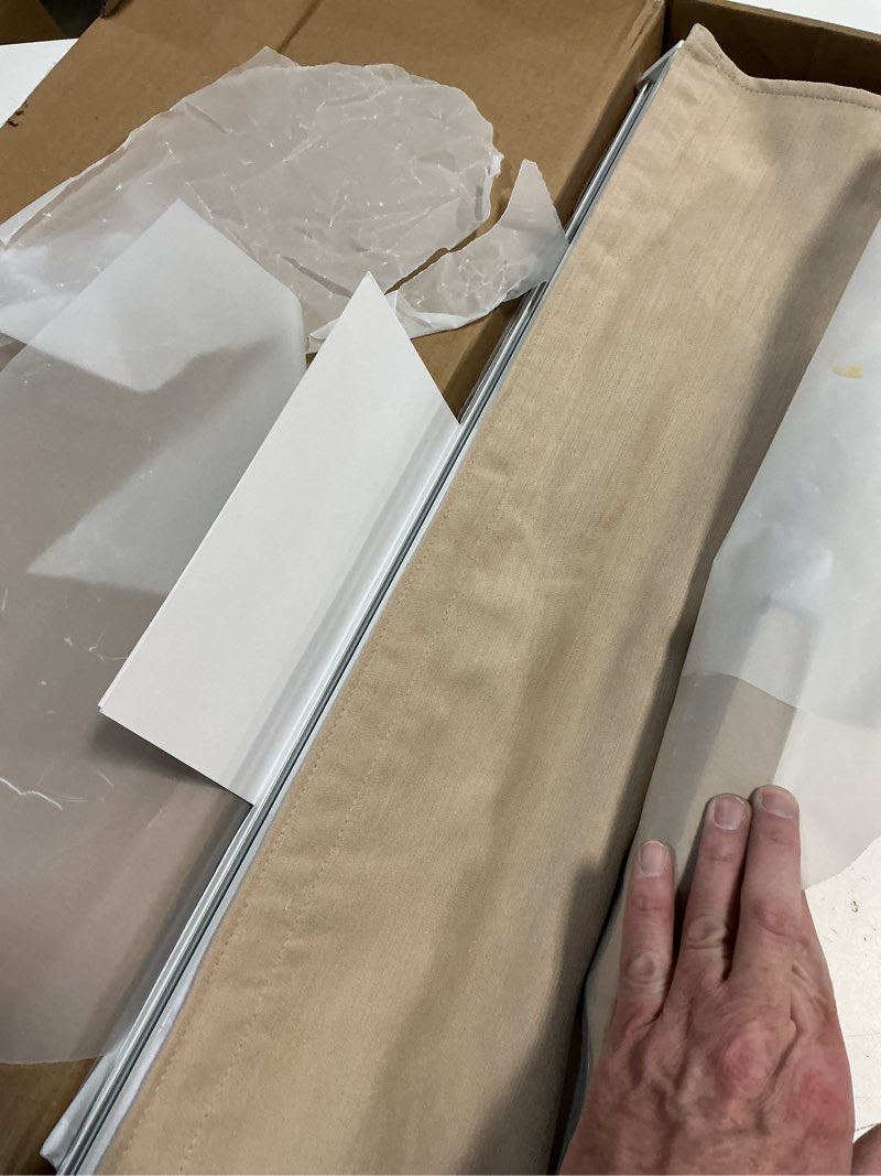 Condition photo showing Good Condition for decleaf cordless roman shades beige (unknown size)