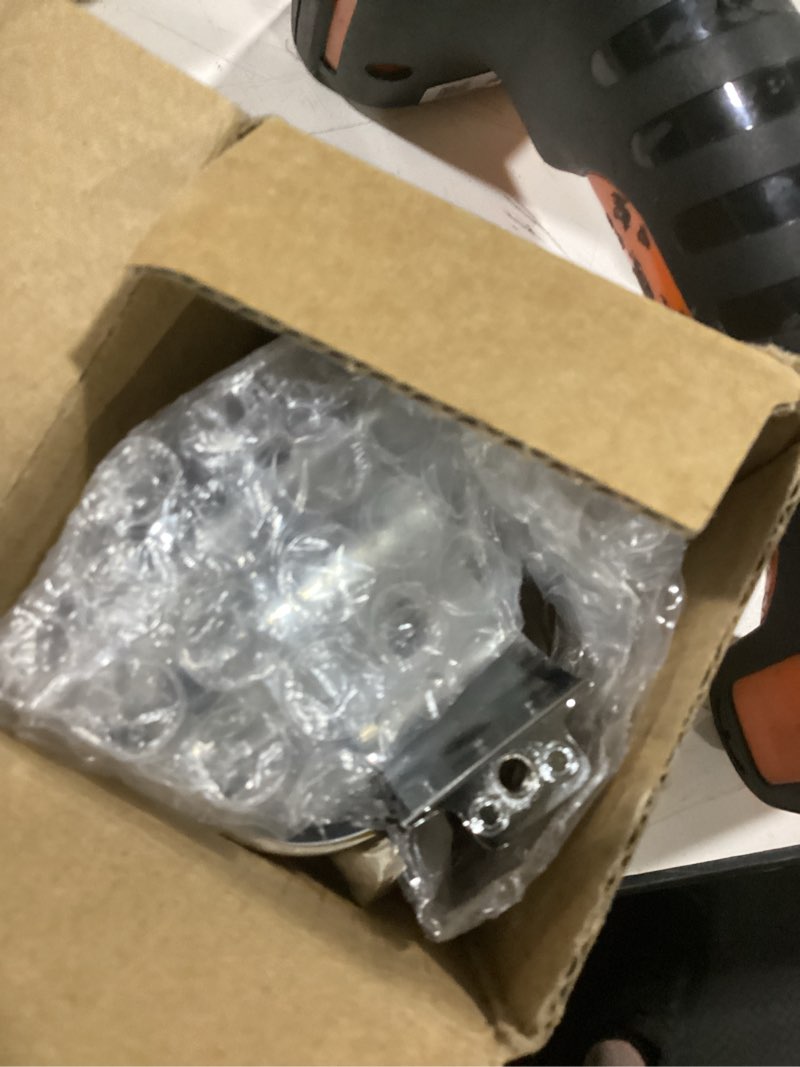 Condition photo showing Good Condition for steering wheel knob spinner metal steering wheel rotary for suicide rotary knob stable and durable power handle with suitable for cars, trucks, tractors, lawn mowers, forklifts ,boats (black cowhide)