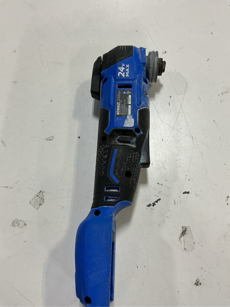 Condition photo showing As Is for kobalt cordless oscillating tool