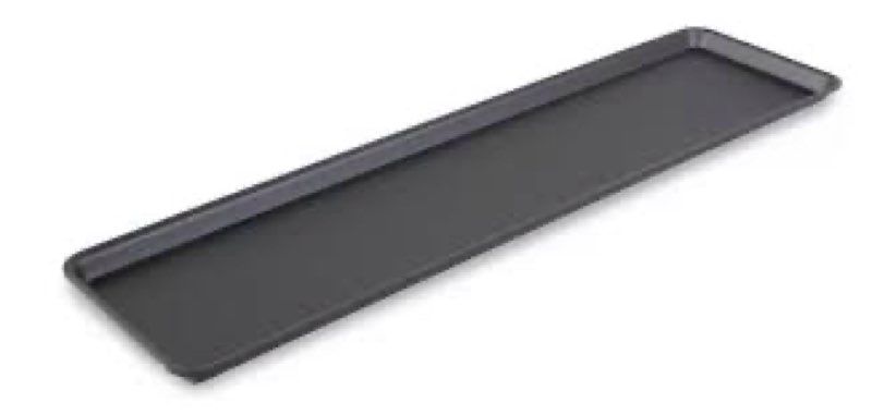 Pack of 2, Plexi plateau DARK SMOKE -8x24 inch