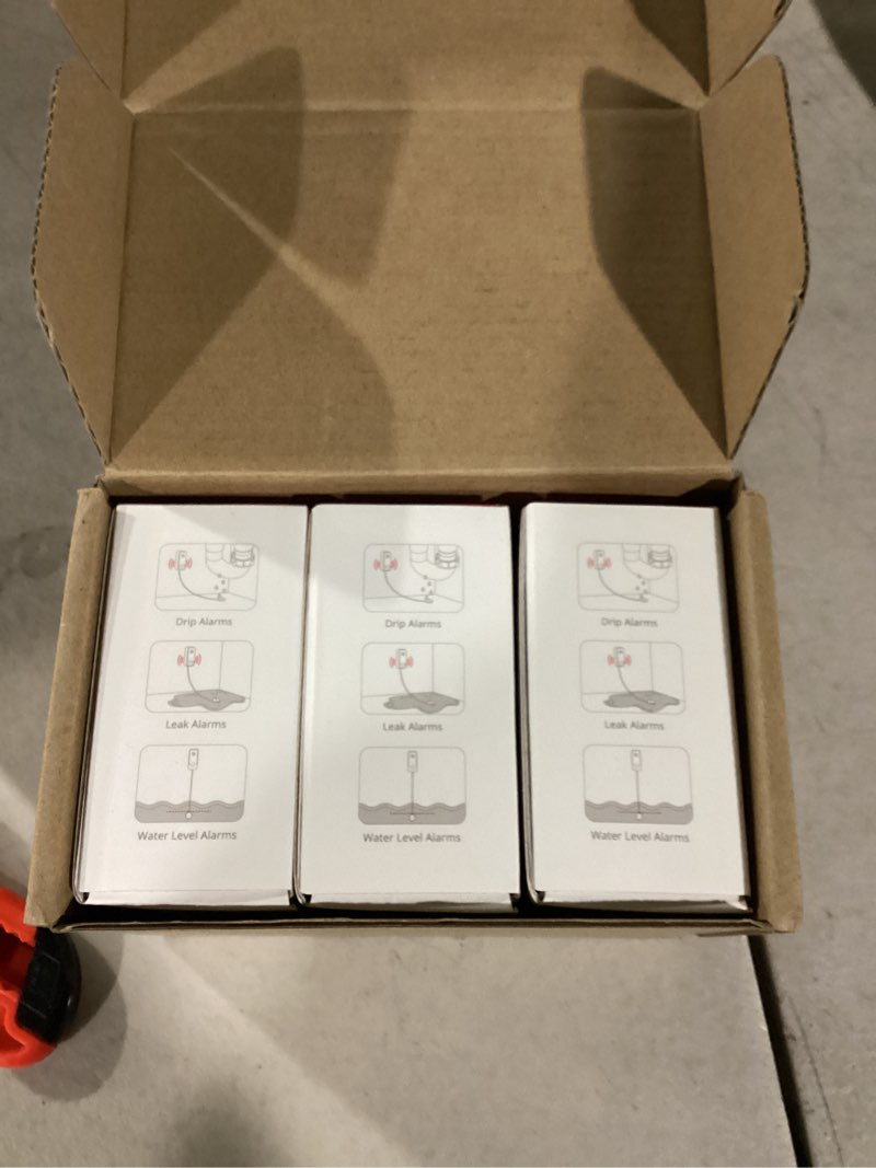 Condition photo showing Good Condition for SwitchBot WiFi Water Leak Detector, Smart Water Sensor with 100dB Adjustable Alarm&App Alerts, IP67 Waterproof, Detector for Home with 3.28ft Sensing Cable, No Hub Required (Support 2.4G) (3, White) White 3.0