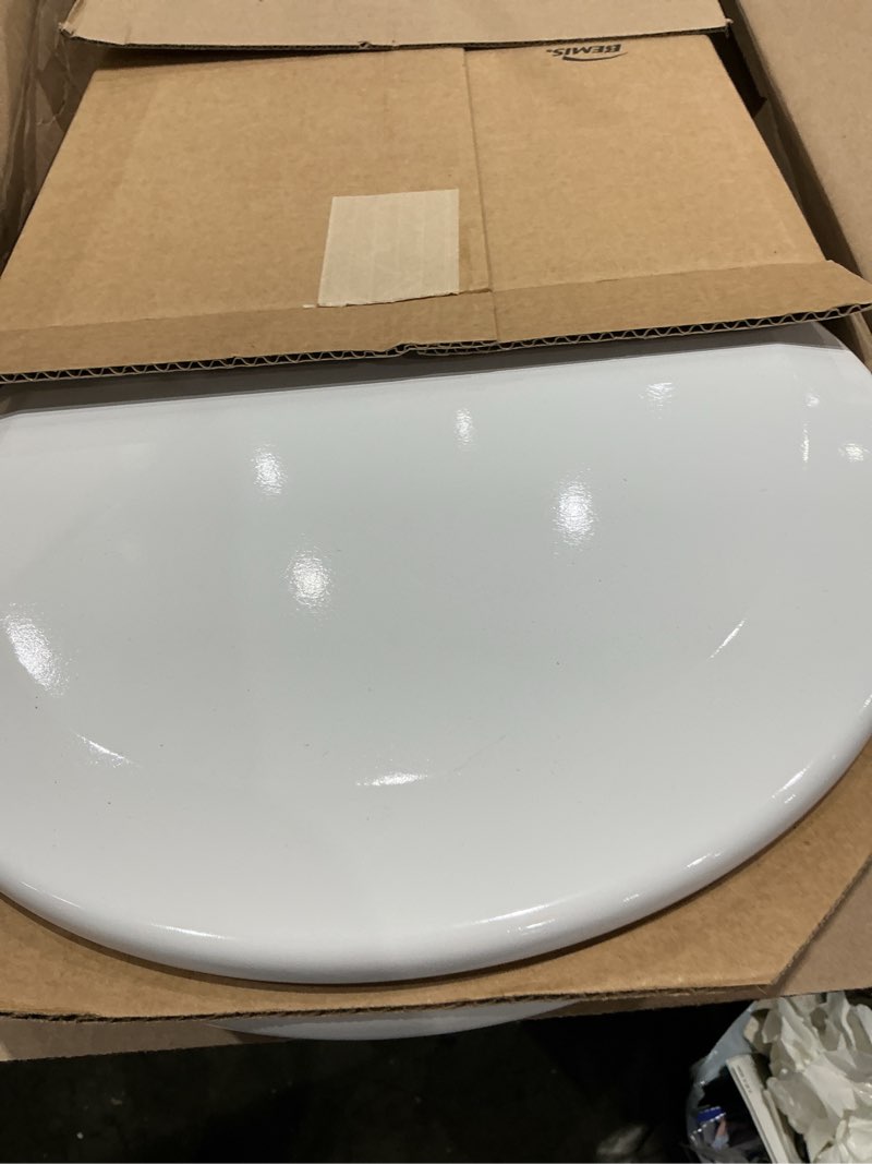 Condition photo showing Good Condition for bemis 500ec 390 toilet seat with easy clean & change hinges, 1 pack round, cotton white