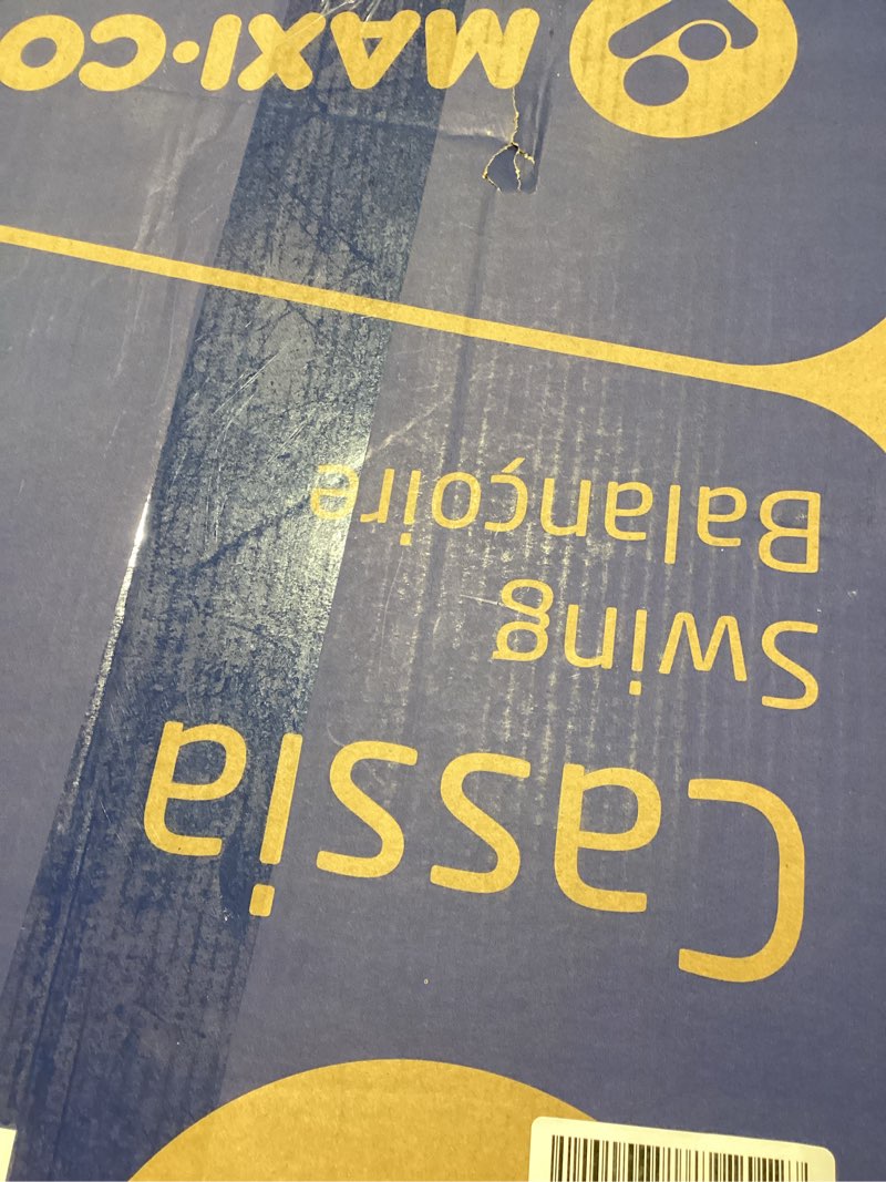 Maxi-Cosi Cassia Smart Baby Swing for Infants, Portable Foldable Swing with Music, 360 Rotation, 5 S