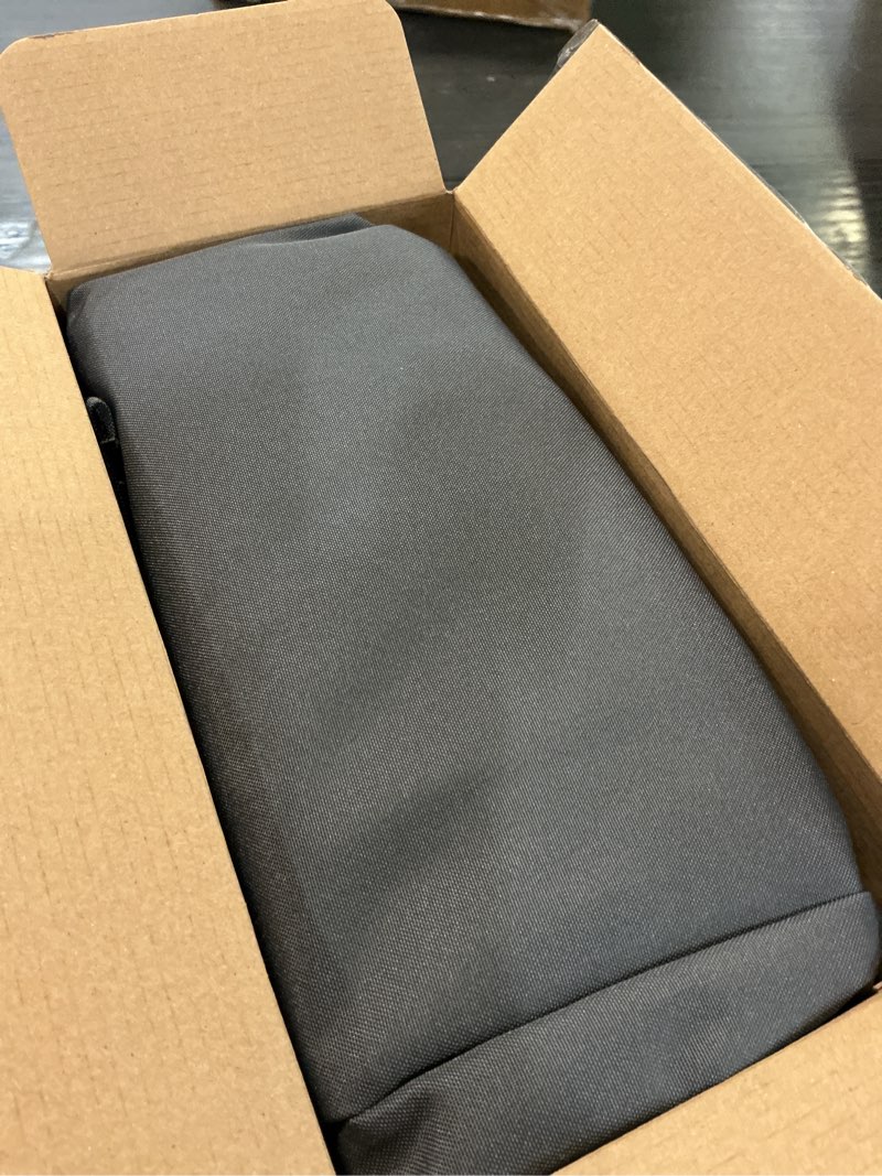 Condition photo showing Good Condition for favoyard patio chair cushions 18.5 x 16 x 3 inch waterproof outdoor seat cushions for patio furniture 3-year color fastness garden sofa couch pads with handle & adjustable straps set of 2, dark grey dark grey 18.5 x 16 x 3 in