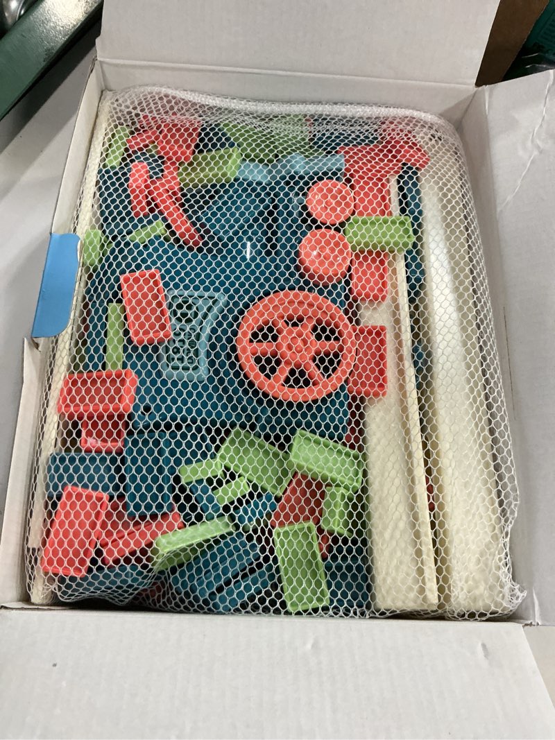 Condition photo showing New/Like New for prephy domino train toys kids games - automatic stacking creative game 3+ year old - stem montessori toy for boys 4-6 - summer autistic christmas birthday gifts 5 6 toddler ages 4-8 morandi blue