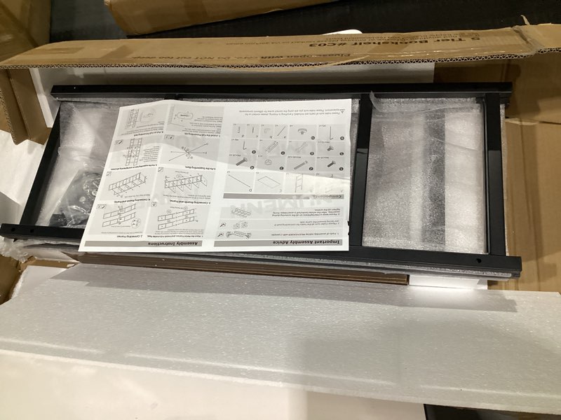 Condition photo showing Good Condition for NUMENN 5 Tier Bookshelf, Tall Bookcase Shelf Storage Organizer, Modern Book Shelf for Bedroom, Living Room and Home Office, Vintage 5 Tier Vintage, SIMILAR TO STOVK PHOTOS