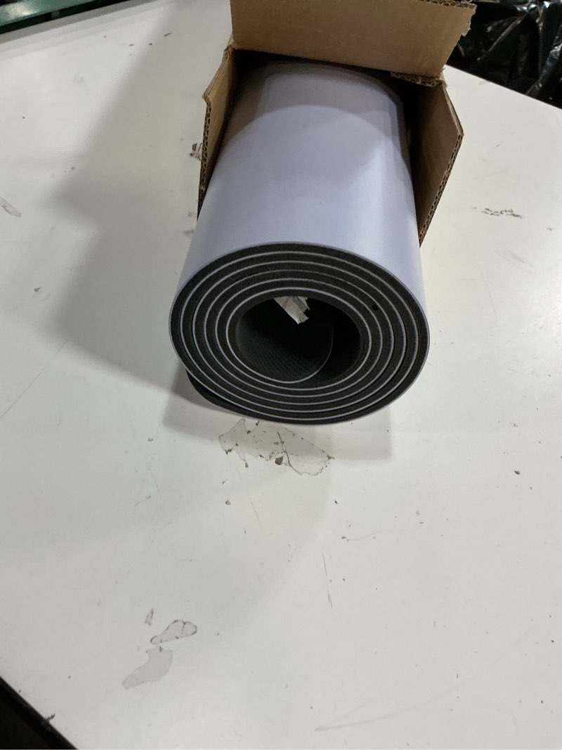 Condition photo showing New/Like New for KEEP Rubber Yoga Mat - Professional Sweat Absorbent PU & Natural Rubber. Non Slip Workout Mats for Women & Men, 5mm Thick, 74"x26" Extra Long Wide Pad for Hot Yoga, Pilates, HIIT, Home Gym - Strap Included Black 74?×26?