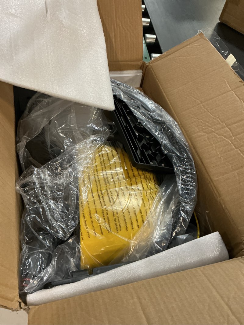 Condition photo showing As Is for steam cleaner, steam cleaner for home, handheld steamer for cleaning with 21 accessories, 248 °f high temperature, suitable for grout, floor. sofas, upholstery, yellow