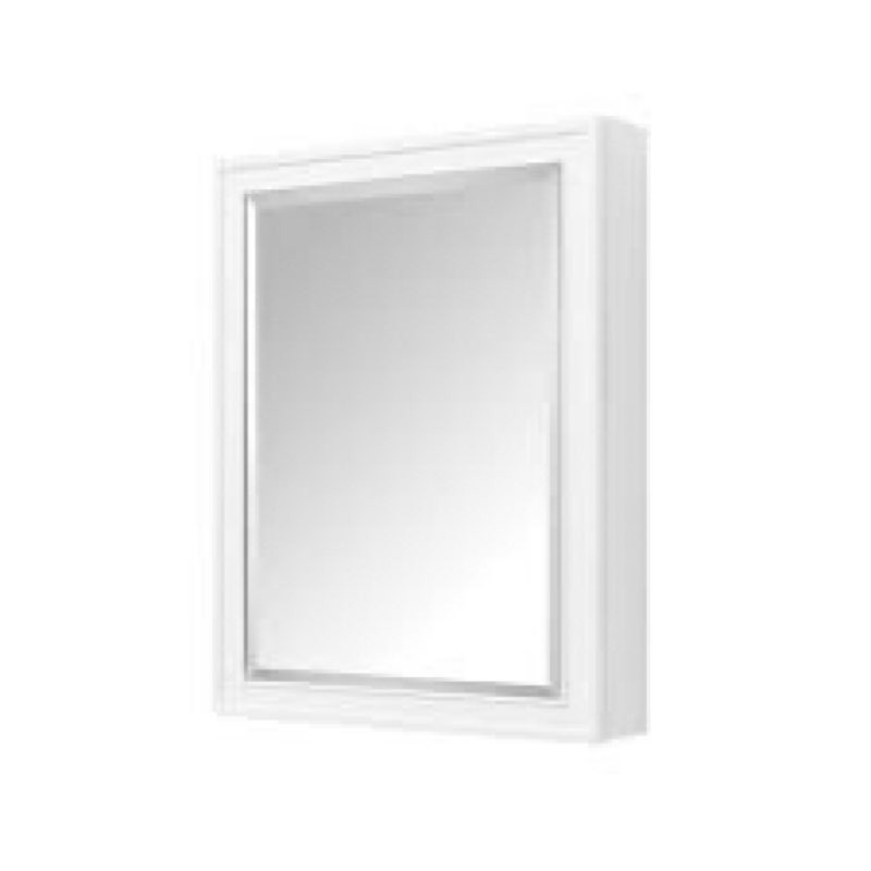 WHITE MIRROR MEDICINE CABINET48x32