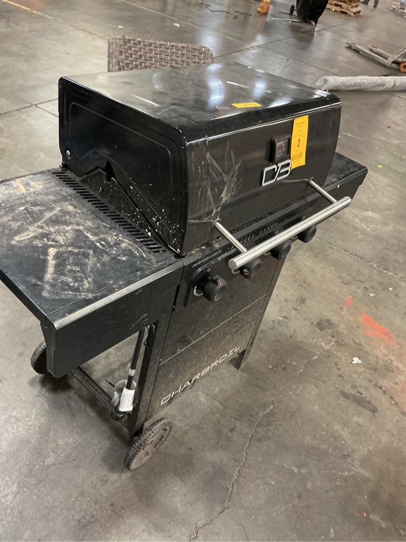 Condition photo showing As Is for charbroil performance series black 4 -burner liquid propane gas grill