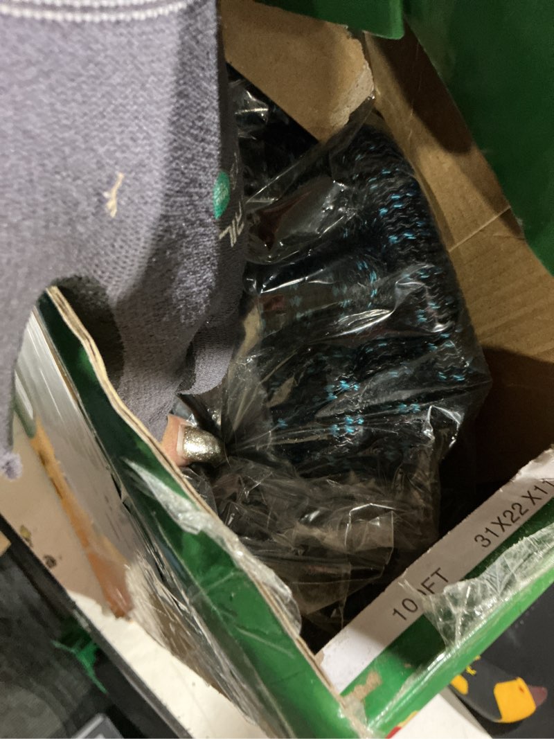 Condition photo showing Good Condition for flexi hose expandable garden hose with 8 function nozzle, 100ft - lightweight retractable garden hose, water hose - no-kink flexibility, 3/4 inch solid brass fittings and double latex core