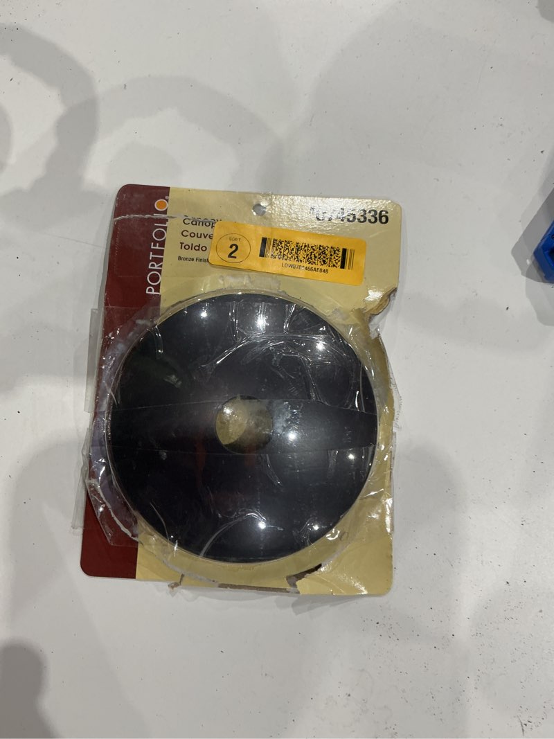 Condition photo showing As Is for project source 5-in w x 1-in l x dia bronze female lighting loop
