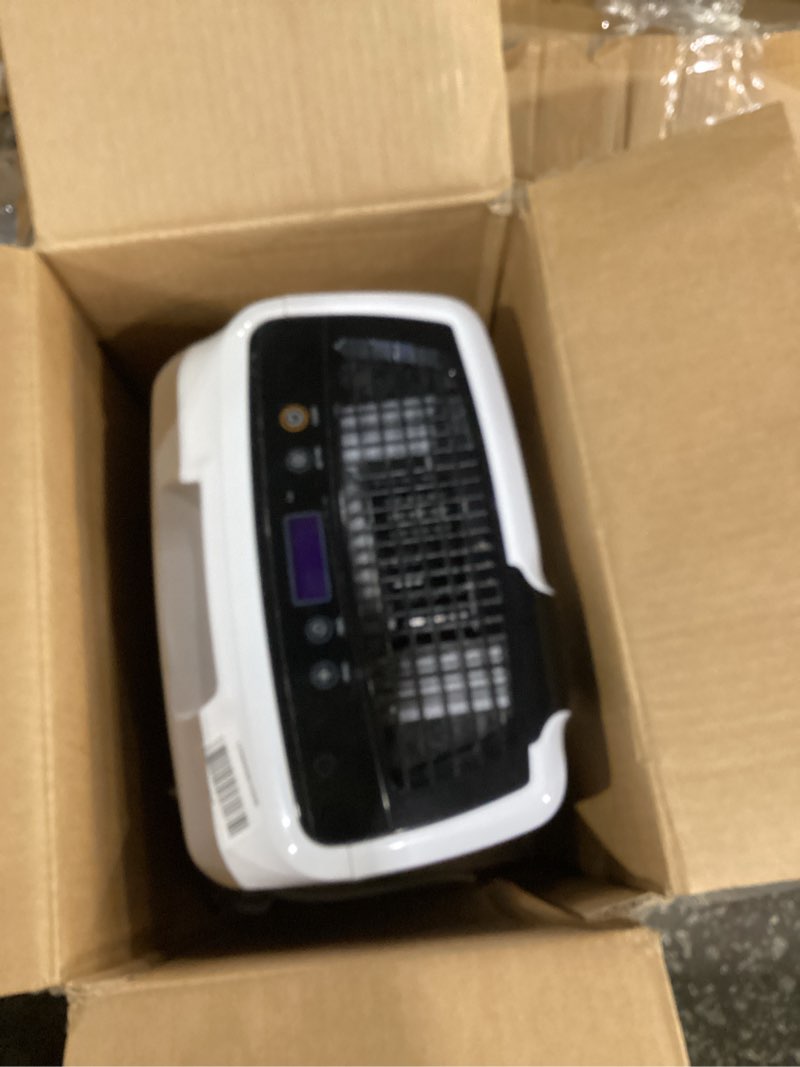 Condition photo showing As Is for NOT TESTED Yaufey 2500 Sq. Ft Dehumidifier for Home and Basements with Auto or Manual Drainage, 0.48 Gallon Water Tank Capacity -Low Noise and 24 Hr Timer 32.7 Pints