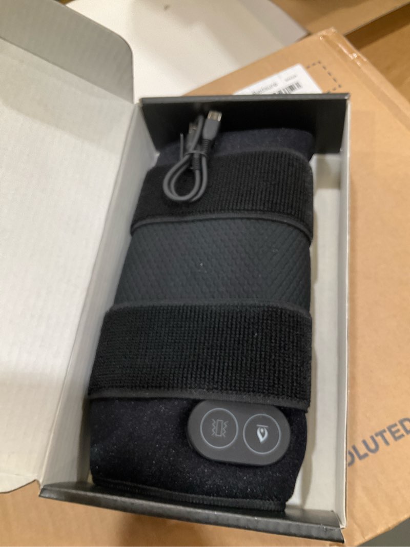 Condition photo showing Good Condition for knee massager, cordless knee heating pad for knee pain relief, heated knee brace with heat and vibration massage 30 minutes auto-off, gifts for seniors women men(single)