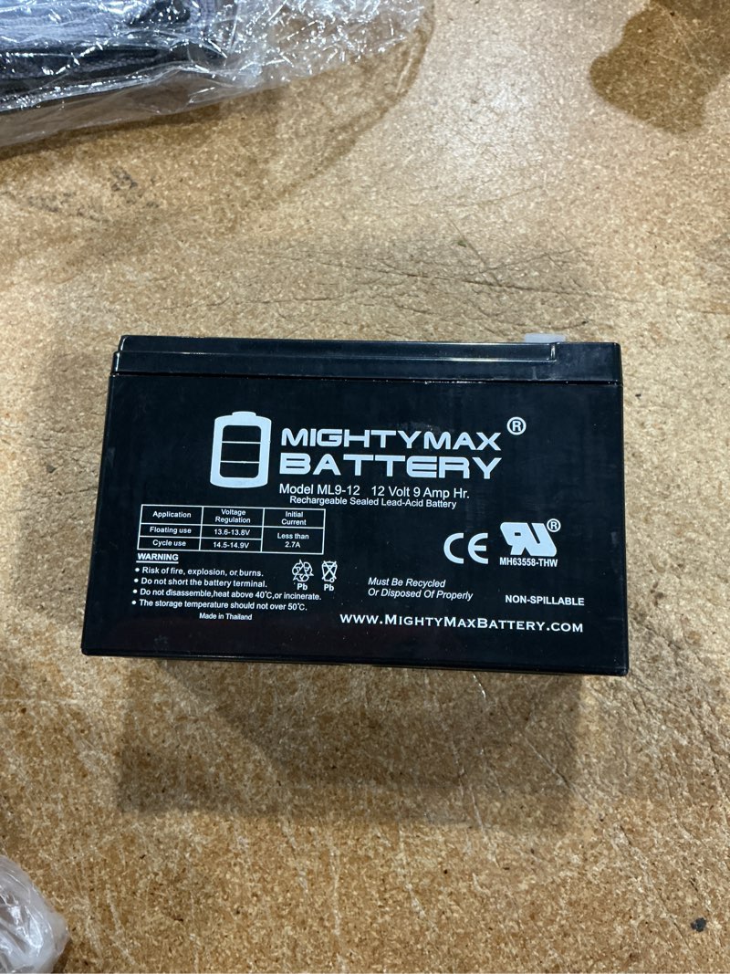 Condition photo showing Good Condition for mighty max battery ml12-12 - 12 volt 12 ah sla battery brand product, black 1 pack