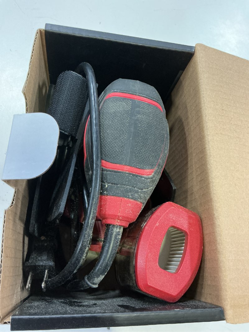 Condition photo showing As Is for skil 120 volts 1.2-amp detail corded sander with dust management
