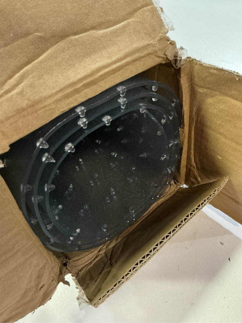 Condition photo showing Good Condition for vicwe office chair mat for carpeted floors, 55"x36" rectangle desk chair mats with studs for low and no pile carpeted floors, easy glide computer desk chair mat for home & offices 55" x 36" (for low-pile carpet) transparent